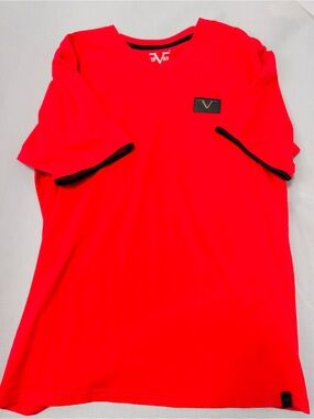 Men's Red Short Sleeve Crew Tee